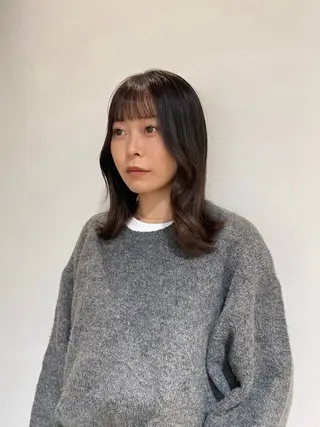 ミディアム harai nanakoのヘアスタイル