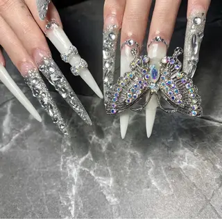 ネイル スカルプ💅🏻 /ホワイトニングのネイルデザイン