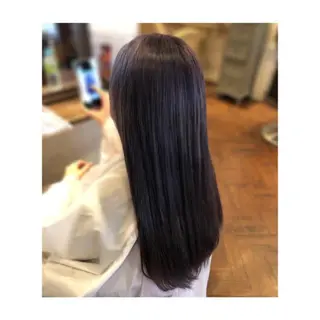 ロング カラー まちだ ひとみのヘアスタイル