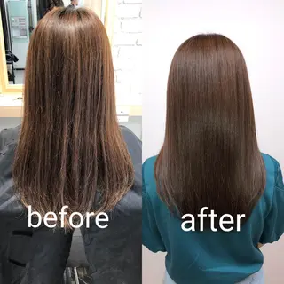 セミロング 髪質改善特化 スギヤマハヤトのヘアスタイル