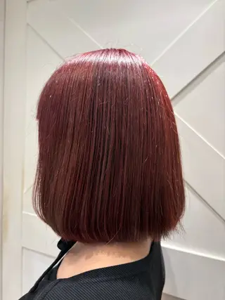 ミディアム ボブ職人/ボブ縮毛 髪質改善のヘアスタイル