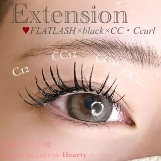 マツエク・マツパ Hearty 上田さやかのマツエク・マツパデザイン