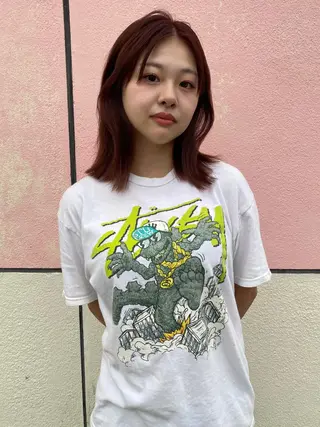 ミディアム カラー mai / linoah˚✧のヘアスタイル