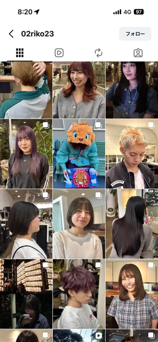 ショート riko表参道/ ボブ/アンニュイヘアのヘアスタイル