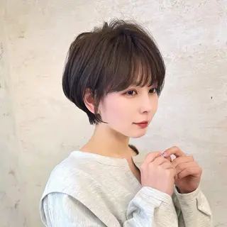 ショート カラー 荻野 峻輔/レイヤー /透明感カラーのヘアスタイル