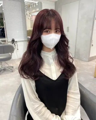 カラー 上品な透明感カラー 🫧renのヘアスタイル