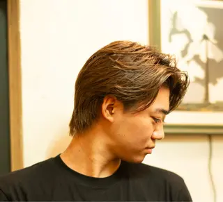 ミディアム カラー パーマ メンズ 🔗メンズサロン🔗 Kieのヘアスタイル