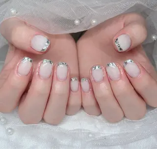 ネイル 🎀PG🩵 ネイルサロンのネイルデザイン