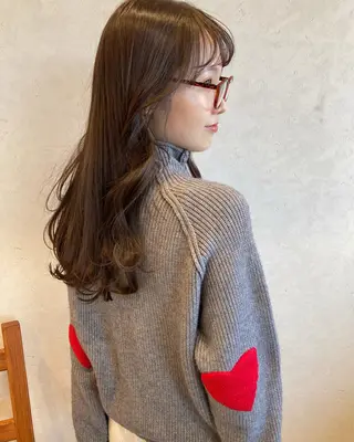 ロング カラー nono/パーマ /顔まわりカット🐈のヘアスタイル