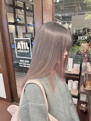 セミロング 上尾  純也のヘアスタイル