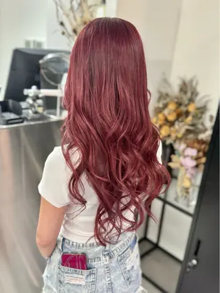 ロング 鈴木 美穂のヘアスタイル