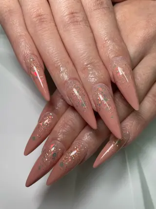 ネイル スカルプ狂 🩵Enamiのネイルデザイン