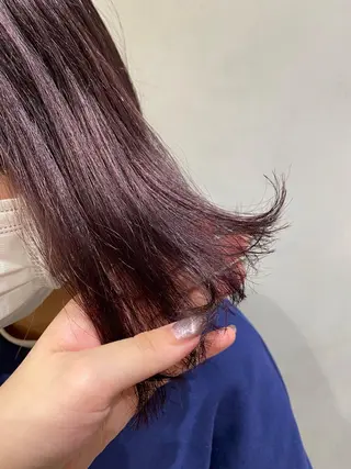 ミディアム 中嶋 彩乃のヘアスタイル