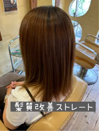 セミロング 大鹿 数馬のヘアスタイル