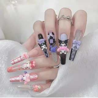 ネイル Hina 池袋 長だしチップ専門店のネイルデザイン