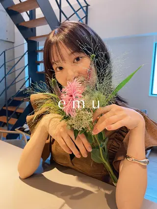 ミディアム カラー ヘアアレンジ 長井 徹行のヘアスタイル