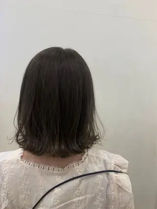 ミディアム 韓国ヘア ‎⟡.·KANA🐥のヘアスタイル