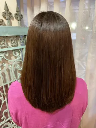 セミロング カラー パーマ ヘアアレンジ メンズ 表参道Lise おおいしおりのヘアスタイル