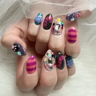 セミロング Conjunim MAMI🎀✨のネイルデザイン