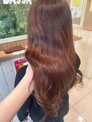 ロング カラー ヘアアレンジ レイヤーカット🪽 𝐼𝐾𝑈𝑀𝐼のヘアスタイル
