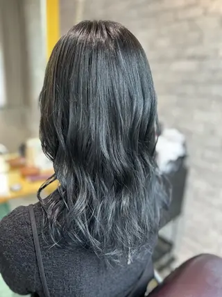 セミロング 縮毛矯正／髪質改善 🌼mizukiのヘアスタイル