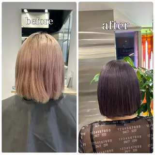 ショート カラー メンズ/ボブ/パーマ /くるみのマツエク・マツパデザイン