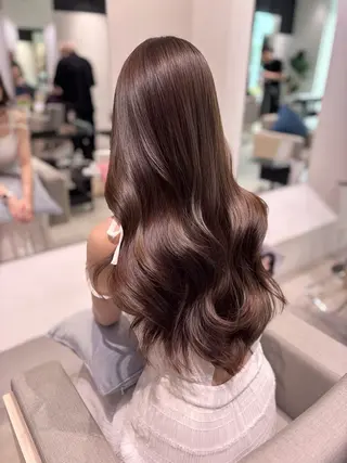 ロング カラー 銀座/韓国レイヤー/ 艶カラー🍓原田侑依のヘアスタイル