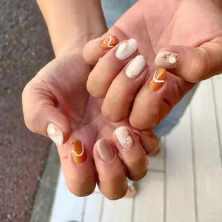 ネイル 新井 ひなののネイルデザイン