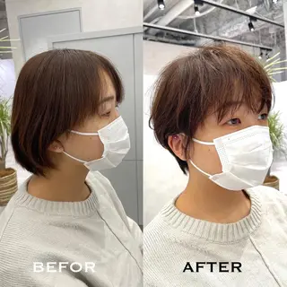 ショート kiitos (キートス)所属・【店長】原田 貢太郎のヘアスタイル