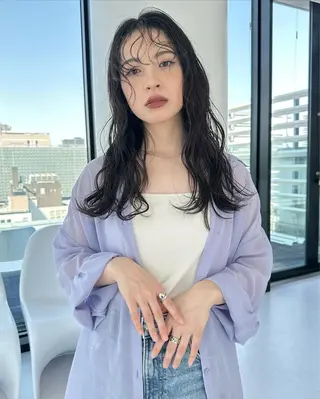 セミロング パーマ ボブ・レイヤー支持 No.1/Ryokiのヘアスタイル