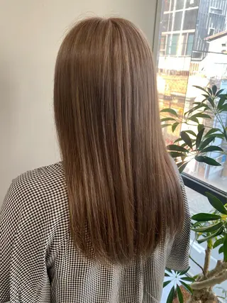 ミディアム カラー ヘアアレンジ ボブ /ニュアンス/ satomi🧸💖のヘアスタイル