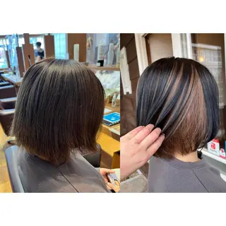 ショート カラー ヘアアレンジ topstylist 野口　雅のヘアスタイル