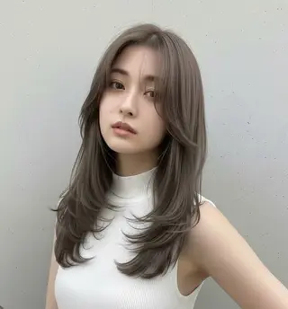 セミロング 池袋/レイヤーカット /ブリーチ/YUTAのヘアスタイル