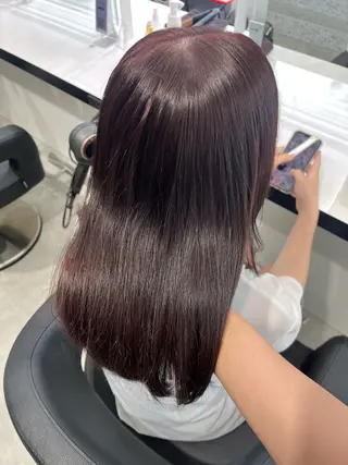 ロング カラー みう/仙台/暖色/ 艶髪/顔周りカット/のヘアスタイル