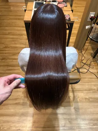 ロング 🍒艶髪✨ 秋冬🍒モテヘアー✨のヘアスタイル