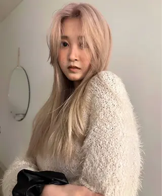 ロング カラー パーマ /レイヤー 榛地渉馬 /矢場町のヘアスタイル