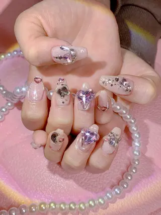 ネイル シェアサロンLei.g(レイジー)所属・3Dアートネイル💗 都築レナのネイルデザイン