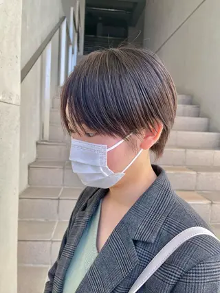 ショート AUBE HAIR sereine　オーブヘアー　セレーヌ所属・美髪矯正特化✨ 山根　禎章のヘアスタイル