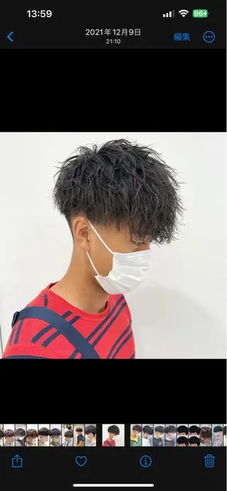 ショート カラー パーマ メンズ 🔥札幌No.1🥇 パーマ特化美容師🔥のヘアスタイル