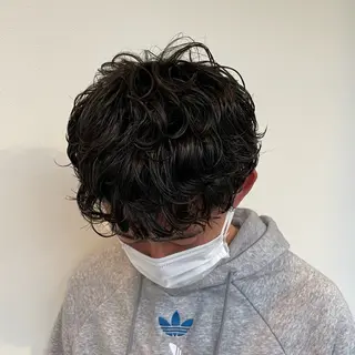 メンズ 透明感/ハイトーン Annaのヘアスタイル