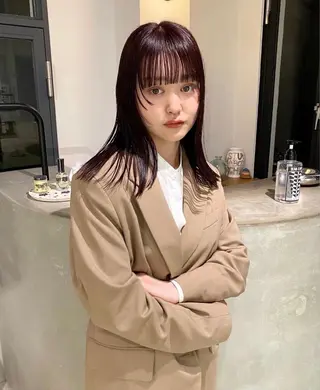 ミディアム カラー 丹治 一輝ボブ/ショートのヘアスタイル