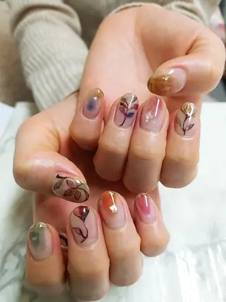 ネイル 河野ちえ (雑誌掲載サロン)のネイルデザイン