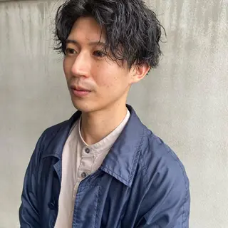 ミディアム en⁺　trust所属・レノ/en trust/金沢市のヘアスタイル