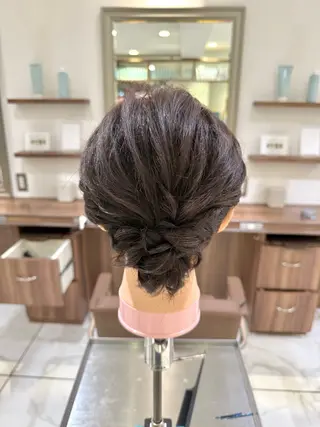 ミディアム ヘアアレンジ 桜新町/ Mea💫のヘアスタイル