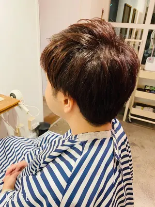 ショート メンズ わかばやし ゆうこのヘアスタイル