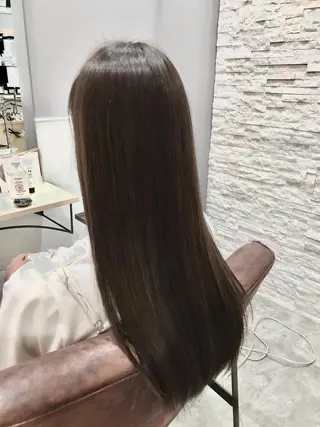 ロング カラー miloc かおりのヘアスタイル
