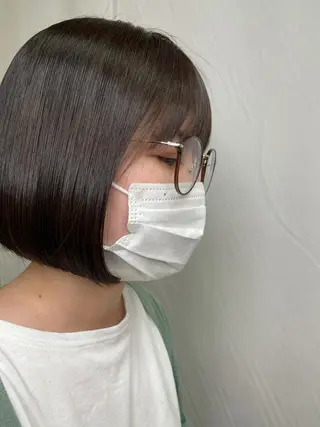 ショート パーマ 髪質改善/縮毛矯正 /ブリーチ矯正/岡部のヘアスタイル