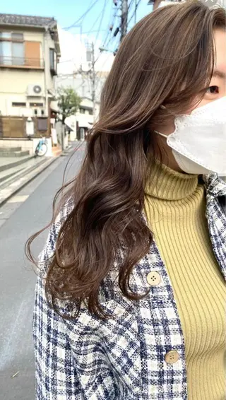 ロング カラー タカノ ノゾミのヘアスタイル