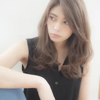 ロング カラー パーマ VIVIE【ヴィヴィ】所属・髪質改善/韓国風 レイヤー/田村祐樹のヘアスタイル