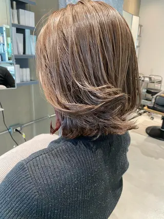 ミディアム カラー ROCAReTA  FOR HAIR 河原町三条店所属・あべ ゆうかのヘアスタイル